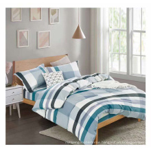 Bedroom Set 4 pcs Bed Sheet Room washed cotton Jacquard Technics Style duvet cover